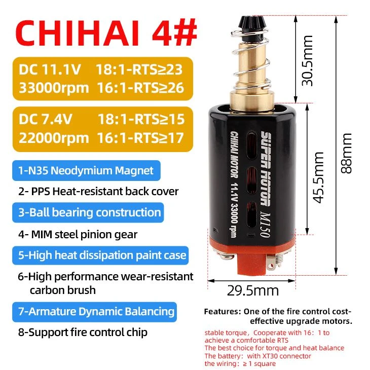 N35 Ndfeb Fire Control High Torque Motor